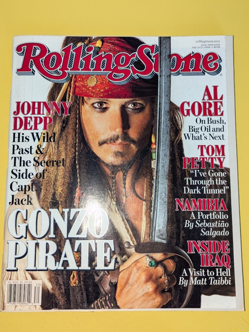 Rolling Stone Issue 1004/1005 July 13-27, 2006 Johnny Depp